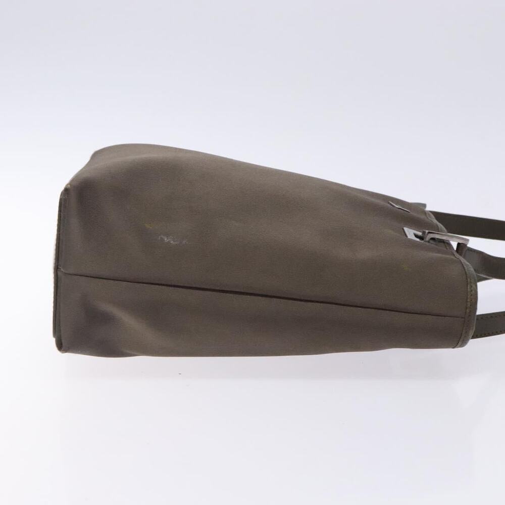 GUCCI Tote Bag Satin Brown Silver 002 002 - Picture 4 of 16